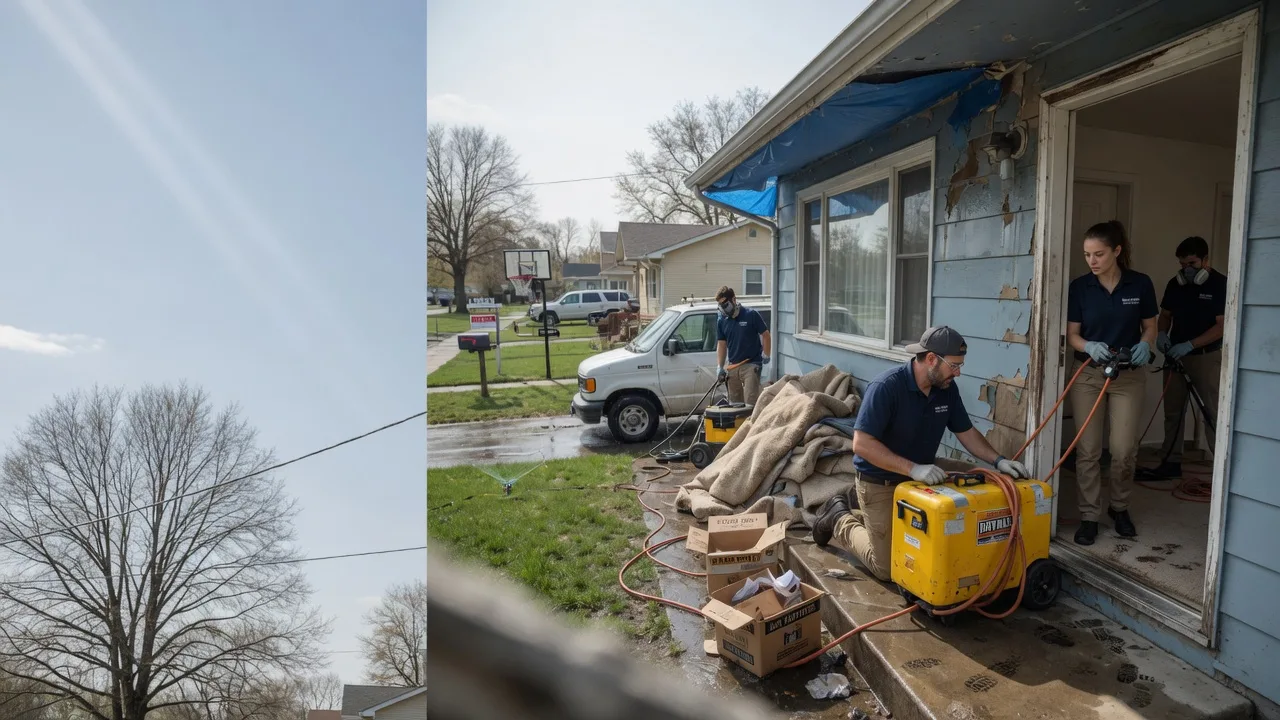 Basement Flood Cleanup in Notrees, TX near me